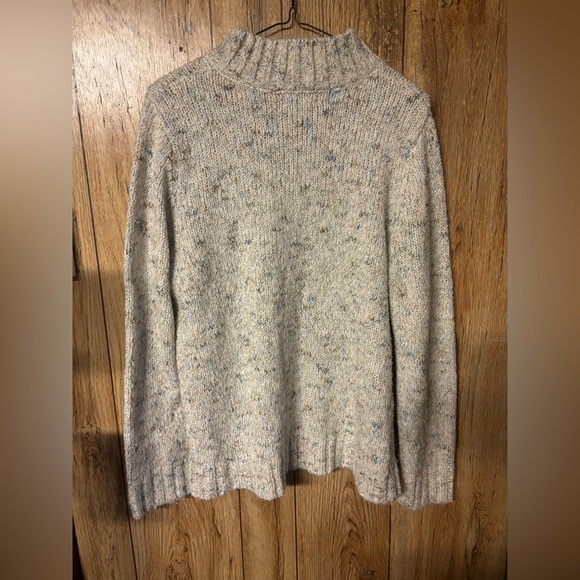 Super Cozy Croft & Barrow Heathered High Neck Quarter Zip-Up Men’s Knit Sweater - Picture 2 of 9